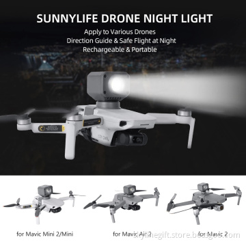 Sunnylife Mini2  Mavic 2 Mavic Air2 Searchlight Mount Bracket Drone Night Aerial Photography Fill Light Four Styles